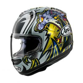 Преден изглед на Arai RX-7V EVO Nakasuga 4 – лимитирана състезателна каска