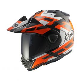 Каска за мотор Arai Tour-X5 Match Orange – японска ръчна изработка, ендуро/туринг, официален вносител Мото Пойнт