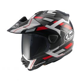 Каска за мотор Arai Tour-X5 Match Red – японска ръчна изработка, готова за интерком, безопасност и комфорт от Мото Пойнт