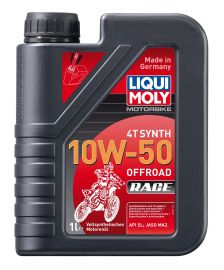 Мотокрос масло LIQUI MOLY 10W-50 4T Offroad Race Synth 1 литър