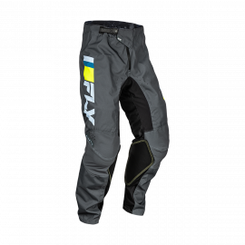 Мотокрос брич FLY RACING Kinetic Prix Pants - Ice Grey/Charcoal/Hi-Vis 2024