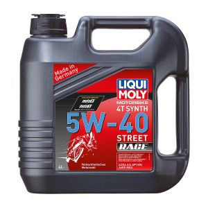 Синтетично мотоциклетно масло Liqui Moly Motorbike 4T Synth 5W-40 Street Race 4 литра