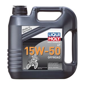 Мотокрос масло 15W50 Offroad 4T Liqui Moly 4 литра за кросови мотори 3058