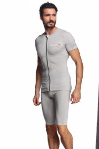 Лятно термо бельо  с къс ръкав Bike 1 Evo+ сива