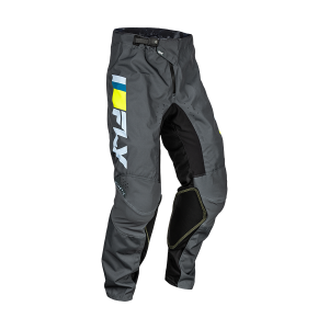 Мотокрос брич FLY RACING Kinetic Prix Pants - Ice Grey/Charcoal/Hi-Vis 2024