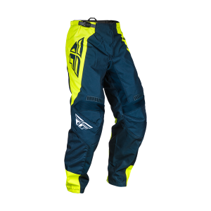 Мотокрос брич FLY RACING F-16 Pants - Navy/Hi-Vis/White