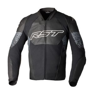 Мото яке RST Supersport-K CE – изглед отпред, черно/сиво