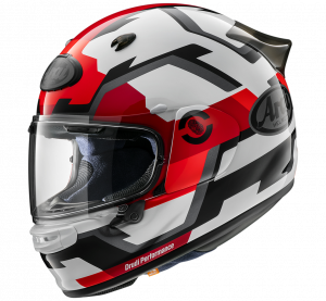 Каска Arai Quantic Face Red – японска ръчна изработка | Мото Пойнт